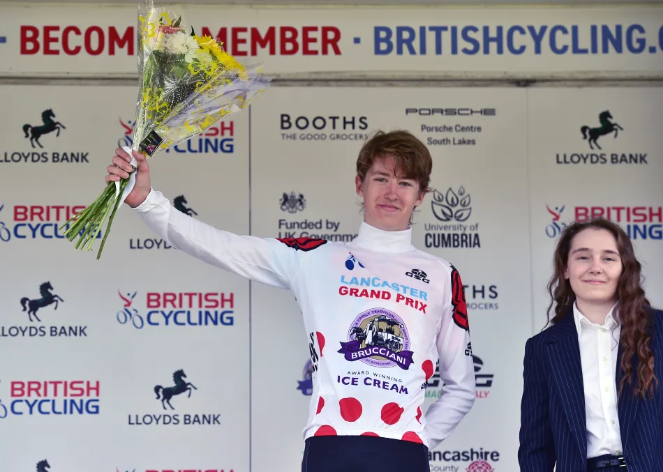 Finn wins the KOM competition and takes 4th at the 2024 Lancaster GP